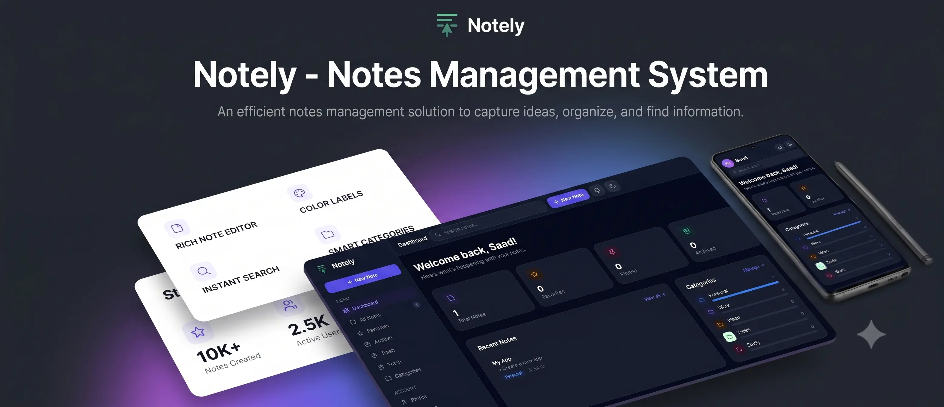 Notely | Notes Management System